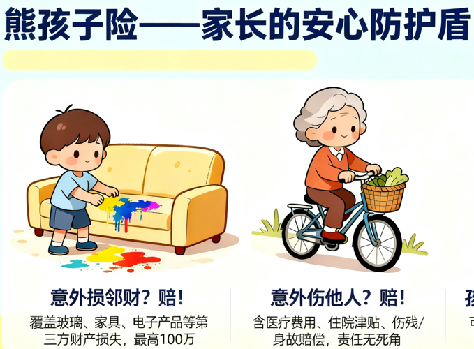 熊孩子险 - 家庭未成年人责任综合保险